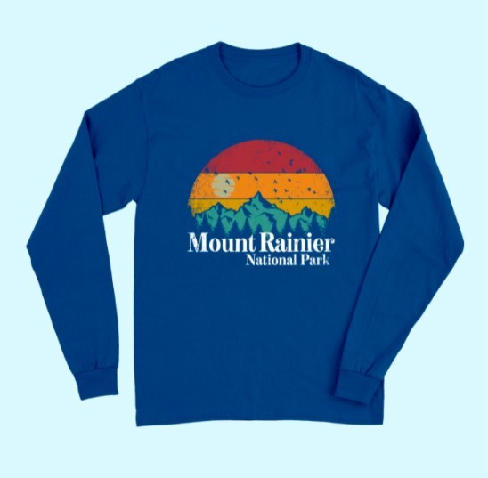Sweatshirt with National Hiking Day style at Printerval