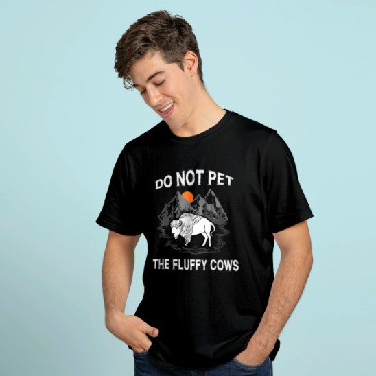 T-shirt with National Bison Day style at Printerval